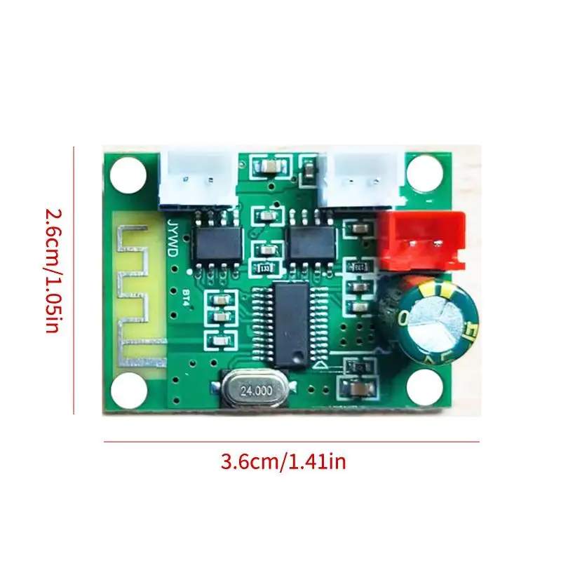 DC 3.3V-5V 블루투스 오디오 전력 증폭기 보드 4옴 3W*2 2채널 스테레오 블루투스 오디오 5.0 AUX 오디오