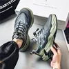 Spring Fashion Green Outdoor Shoes Men's Sneaker 2025 Low-Top Platform Casual Sneakers Man Designer Sports Shoes baskets homme 2