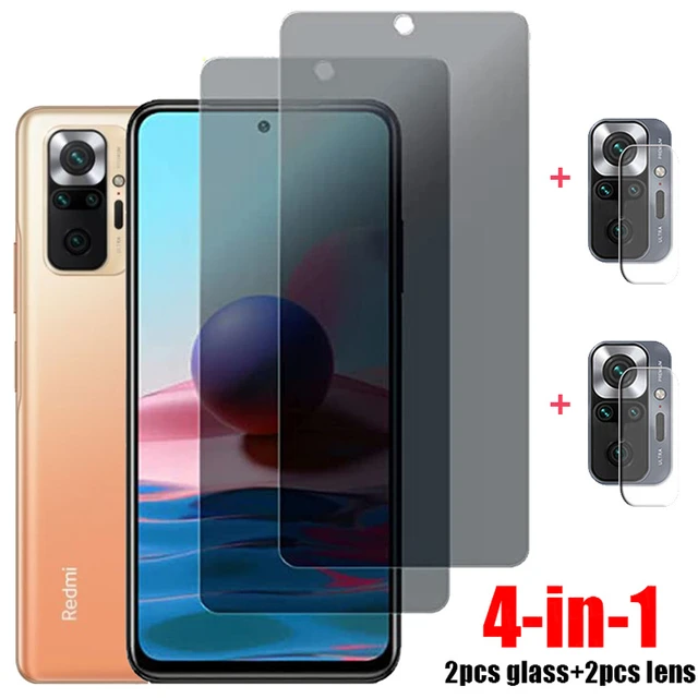 Cristal Templado antiespía Redmi Note 12 11 10 Pro Glass Xiaomi Redmi  Note10 Pro Privacidad Protector de pantalla Redmi-Note 10S 11S Vidrio  antimirada Note 10 S Vidrio protector frontal Redmi-Note11 Pro 5G Película