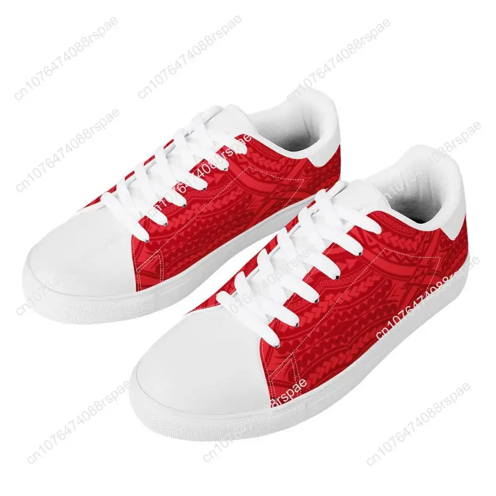 1 MOQ Polynesian Samoa Tribal Sia Flat Sneaker Samoa Logo Printing Custom Fashion Walking Sport Shoes Light Women Running Shoes