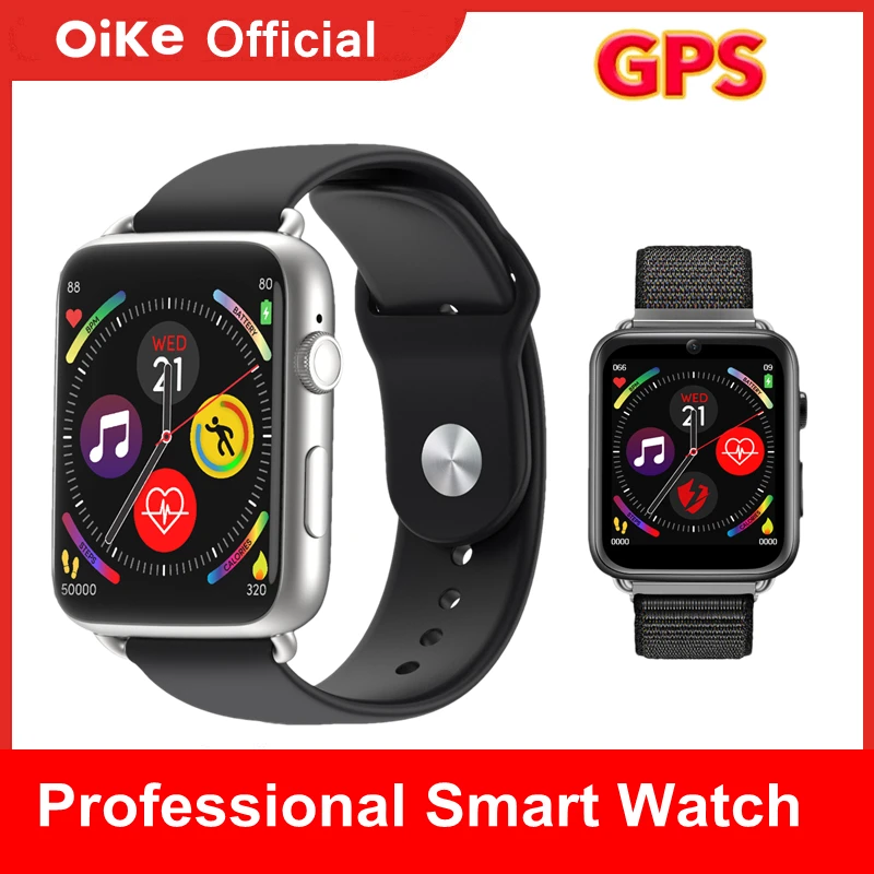OiKe Watches 2022 Professional GPS Sport Smart Watch Men 4G Video Call Heart Rate Blood Pressure Women Smartwatch for Android |