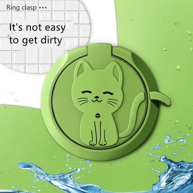 Kawaii Cat Metal Spin Phone Holder 2