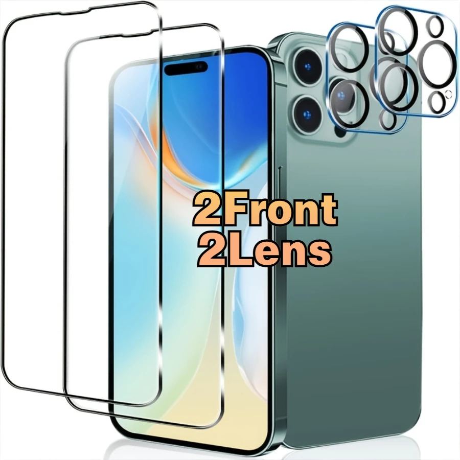 

Защитная пленка для объектива камеры с защитой экрана для IPhone 14 13 12 11 Pro Max