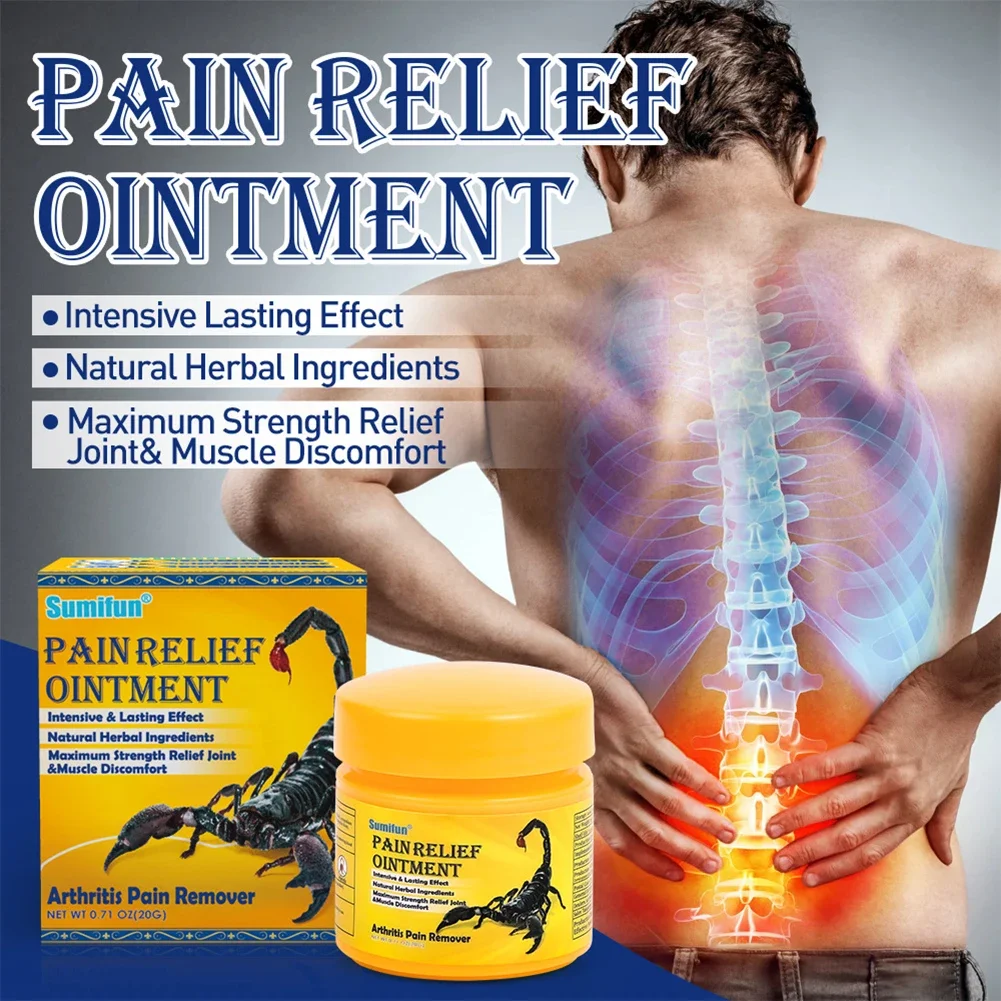 Scorpion Venom Chinese Pain Relieve Cream Rheumatoid Arthritis Joint Back Herbal Analgesic Balm Pain Relief Ointment pain relief cream,knee pain relief cream