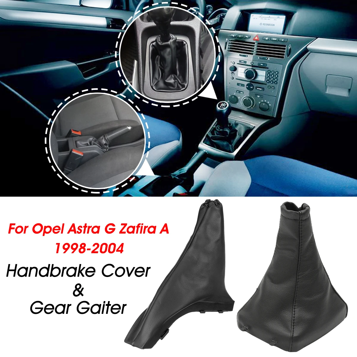 Auto Parking Handbrake Grips Boot Cover Case Collar Car Shift Gear