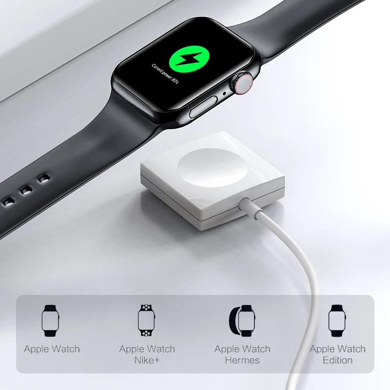 Магнитное Беспроводное зарядное устройство для Apple Watch 6 портативная