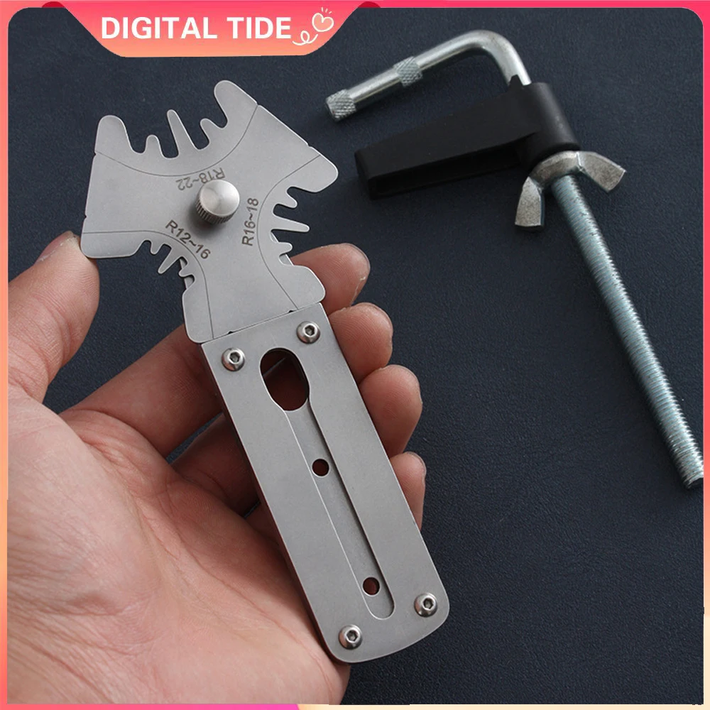 DIY 가죽 지갑/카드 가방 라운드 코너 지퍼 벤딩 도구 가죽 기술 벤딩 고정 ..
