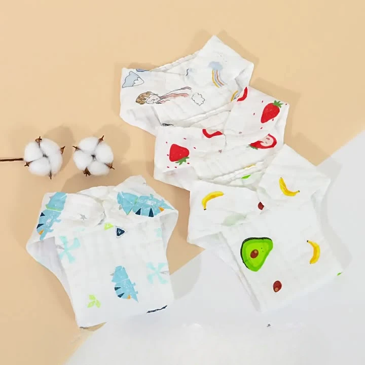 Thick Reusable Baby Cloth Diaper All In One Summer Pure Cotton Pocket Thicken waterproof diapers,cloth diapers