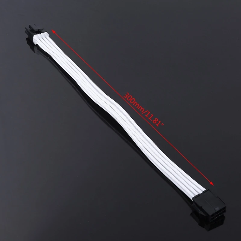 Sleeve Extension Power Supply Cable Kit - 30cm, 24-pin ATX/EPS, 8-pin PCI-E GPU, 8-pin CPU, 6-pin PCIE, 4-Pin CPU with Combs - 18 AWG Description Image.This Product Can Be Found With The Tag Names Computer Cables Connecting, Computer Peripherals, PC Hardware Cables Adapters, Sleeve extension power supply cable