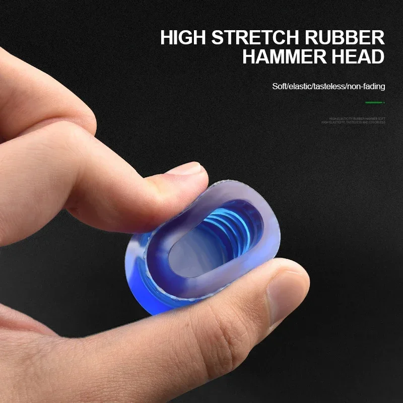 Installation Hammer Rubber Hammer Double Head Rubber Handle Removable Isolated Installation 25mm-45mm