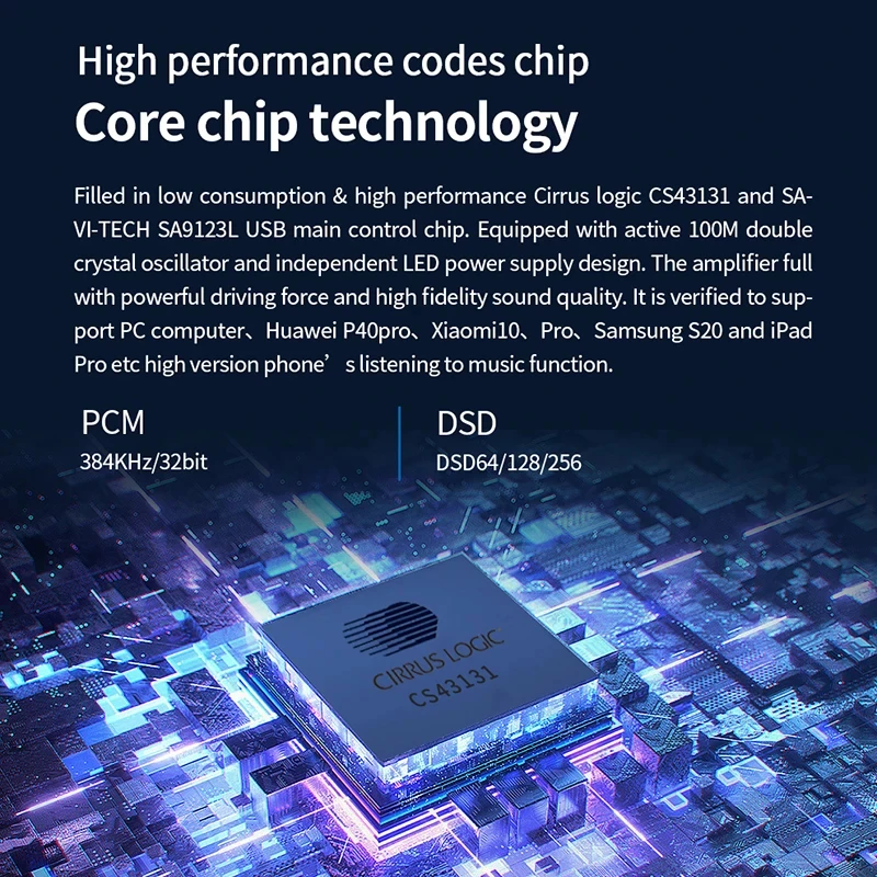 JCALLY CS43131 Digital Audio DAC Light-ning to 3.5mm DAC For iPhone IOS Type-C to 3.5mm USB DAC For Android 32bits/384kHz DSD256