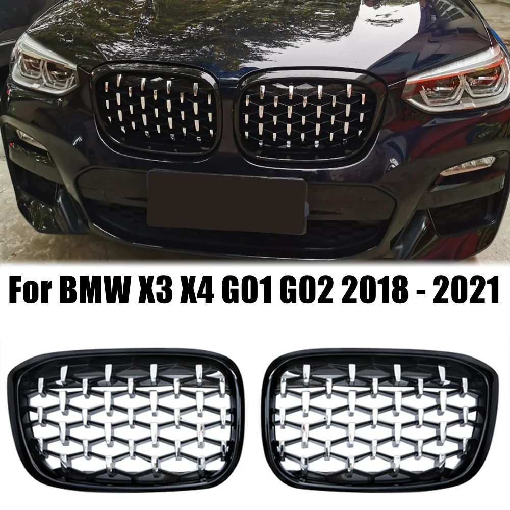 Diamond Meteor Racing Grills Car Front Grille Kidney Grills Bumper Hood ...