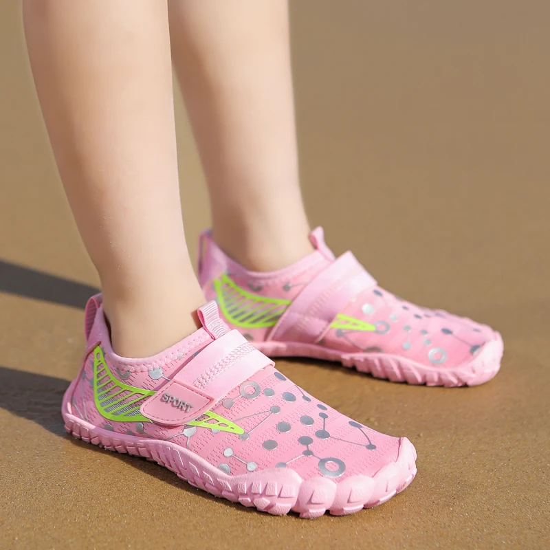 Children Boys And Girls Beach Quick Diving Shoes Qianjiang Swimming Shoes Indoor Fitness Floor Bathroom 28-38#