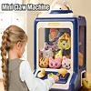 Electric Mini Claw Plush Machine Toys for Kids Play Game Candy Prizes Vending Doll Machines with Music Children Christmas Gift 3