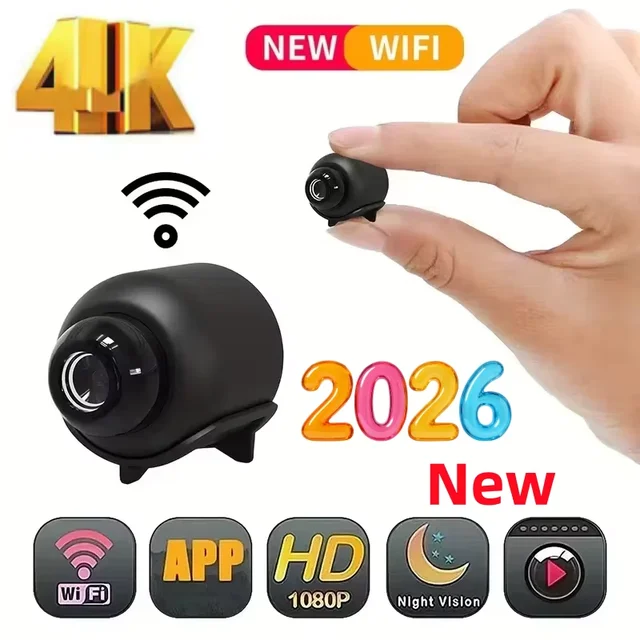 Mini caméra X5 1080P, vision nocturne claire, légère, portable, caméras de qualité supérieure, détection de mouvement, caméra de surveillance sans fil, nouveauté 2026 1