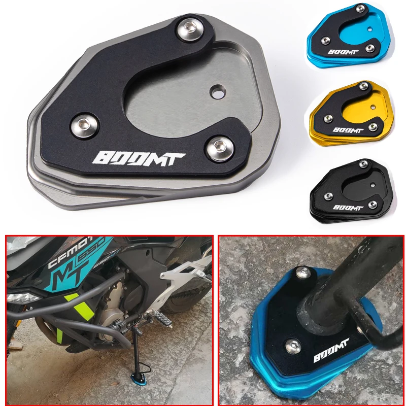 Motorcycle Side Stand Extension Pad Bracket