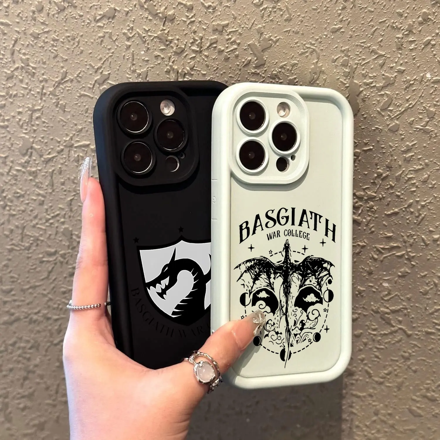 Custodia IPhone A Cartone Animato | 2 Pezzi Design Drago Manga | Silicone TPU Morbido Per 16 15 14 13 12 11 Pro Max
