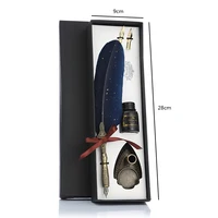 Ручка для рисования в стиле ретро с перьями и 2-мя наконечниками, перо, канцелярские принадлежности для письма — изображение 6