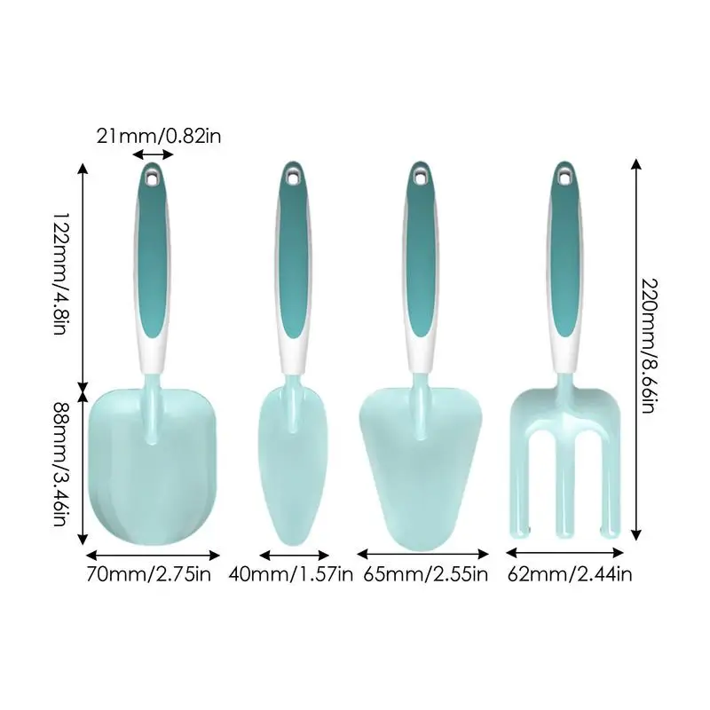 Gardening Shovel Planting Shovel Kit Hand Garden Tools Soil Loosening Kids Tool Multi-Functional Gardening Tool Garden Supplies 6