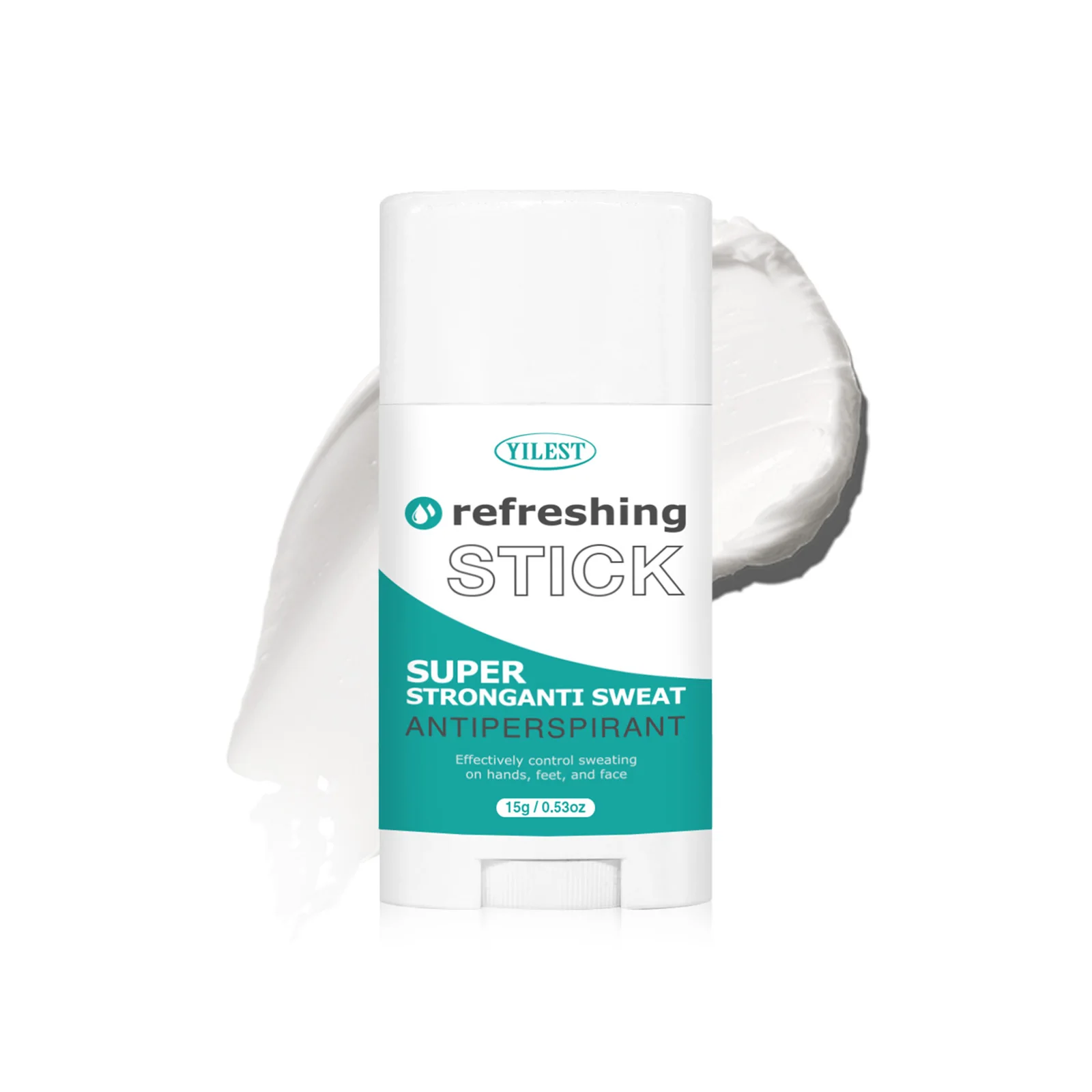 Super Strong Antiperspirant Stick 15g, All-Day Dryness For Hands Feet & Face, Prevents Sweat Stains, Safe & Refreshing Formula_voghion.com