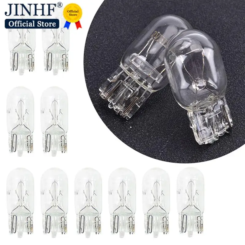 

10pcs Car T10 Halogen W5W 12v Auto Lamp Bulbs Instrument Light Reading Lights Clearance Lamp