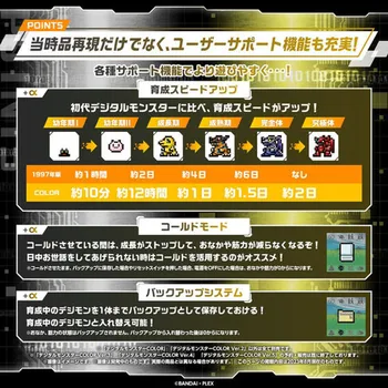 Bandai Digimon Adventure Digital Monster 25th Anniversary Color Screen Reprint V1 V2 Japanese Anime Peripheral Figure Toys 5