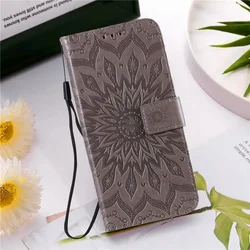Leather Flip Wallet Stand Cover Case - Elegant Design and Durable Protection - Moto E13 (Gray)