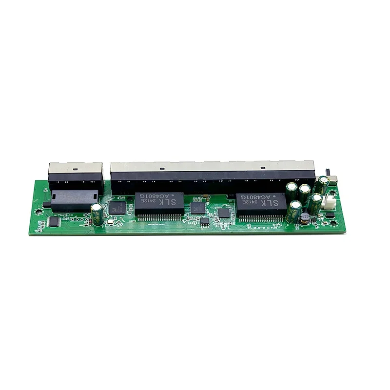 표준 프로토콜 802.3AF AT 48V POE OUT 48V POE 스위치, 100 mbps 8 포트 POE, 2 포트 업 링크 NVR, 워치독 기능