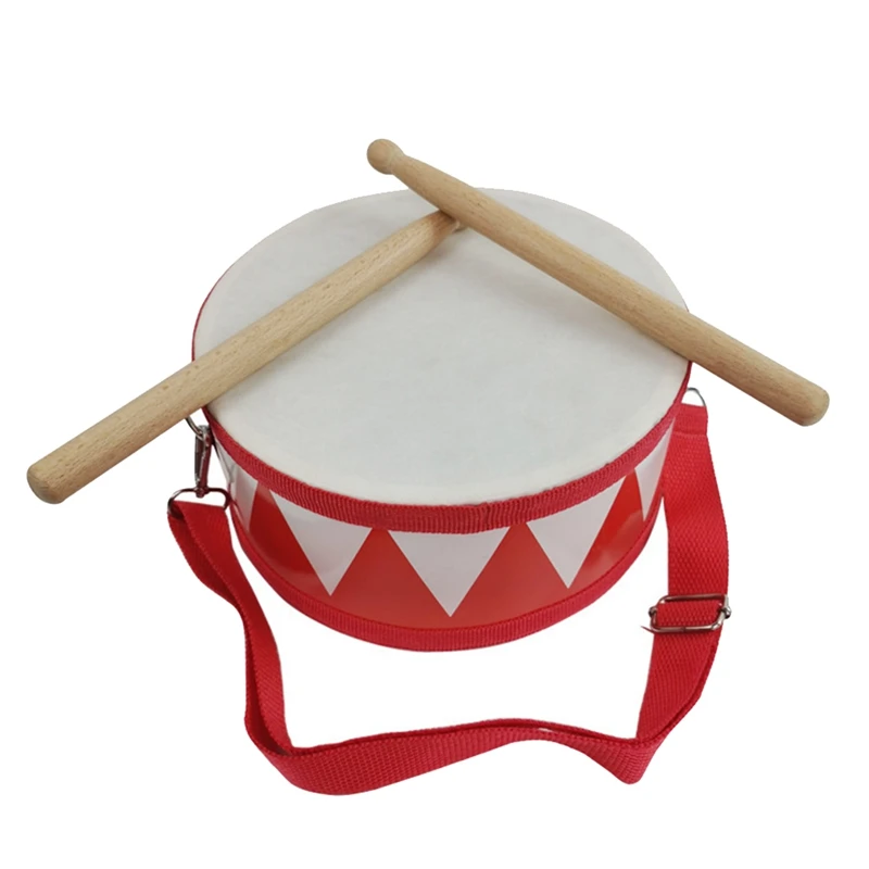 

Drum Snare Kids Percussion Toys Children Instrument Children Hand Wooden 8Inch Rhythm Sense Instrument Set Durable Easy To Use