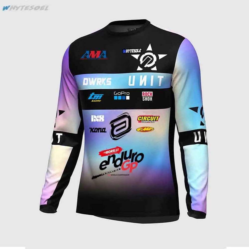 Maglia Ciclismo Maglie Dh Personalizzate 2025 BMX Motocross Maglie