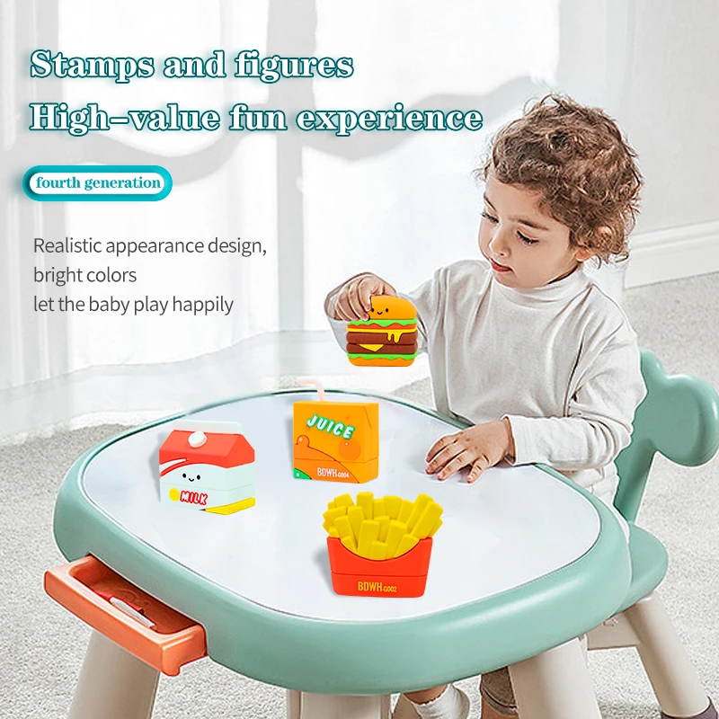 Children's Name Seal Student's Name Stamp Kindergarten Clothes Waterproof Sticker Kawaii Stamp Gift