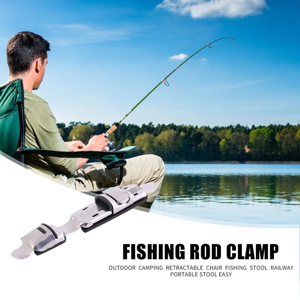 Fishing Gear Fishing Reel Seat Holders Fishing Rod Clips Fish Reels Stands Clamp