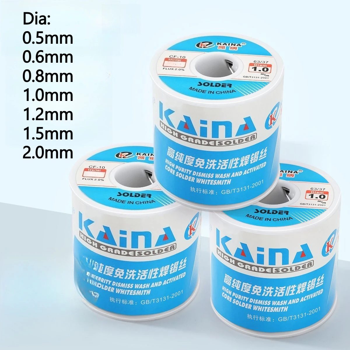 50/100/450gCF-10SolderWireTin0.5/0.6/0.8/1.0/1.2/1.5/2.0mmRollCleanRosinWeldingCoreSolderingWireFluxReelTube