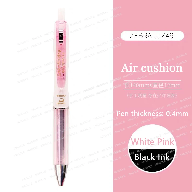 Japan Zebra JJZ49 Resist Fatigue Gel Pen AirFit Air Cushion Soft