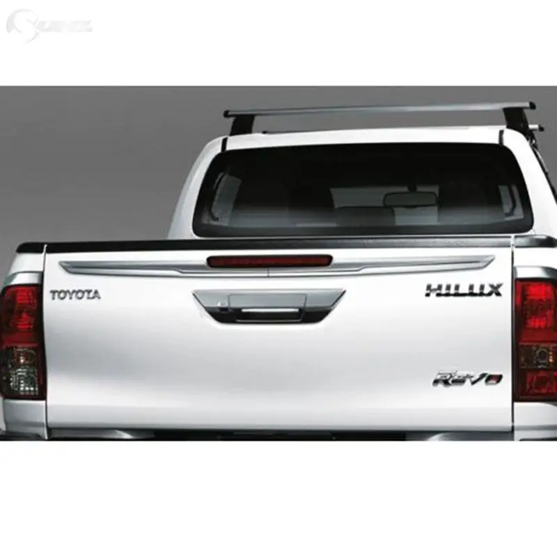 Car Accessories Chrome Tail Gate Cover Truck Trim For Toyota Hilux Revo Rocco SR5 car accessories