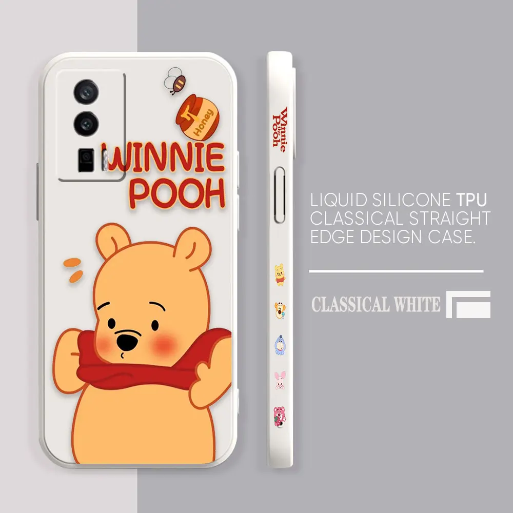thumbnail image 1 of Case For Redmi K60E K60 K50 K40S K40 K30 9A 9 8A 8 10 Pro 4G 5G Colour Simple Liquid silicone Case Cute Winnie The Pooh, 1 of 5
