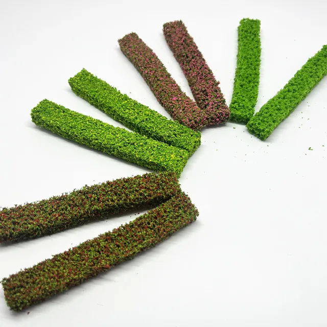 Creative DIY minimicro landscape scene building model grass flower Cluster materials para construir miniature Wargame Layout 6