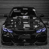 J ONE BMW G20 G21 G28 3 Series 2019-2022 Laser DRL RGB Multicolor LED Board CSL Style Daytime Running Lights Lemon Yellow DRL 5