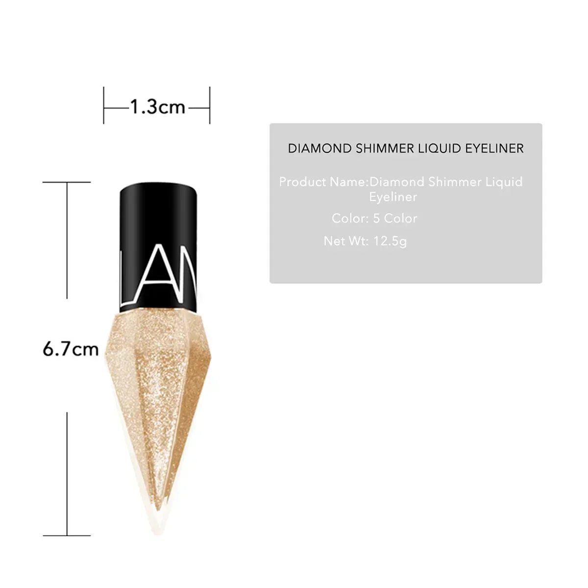 Pearlescent Diamond Shining Liquid Eyeliner Eyeshadow 5 Color Mini Liquid Eyeliner Professional Women Girls Eyes Make Up Tools liquid eyeliner eyeshadow eyeliner liquid eyeshadow