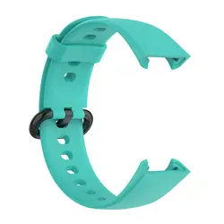 Enhanced Glass Case with Strap - Premium Screen Protector and Band for Smartwatch Accessories (Mint Green strap)