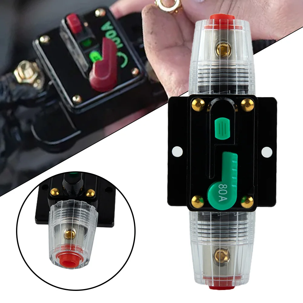 10A-100A A Leistungsschalter Sicherung Reset 12V-48V DC Auto Boot Auto Leistungsschalter Wasserdichte Gummimanschetten Trennen Sicherungshalter – Detail 2