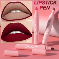 5 Colors Lipstick Pencil Matte Velvet Waterproof Long-lasting Non-stick Cup Lip Stick Sexy Rose Red Orange Lip Liner Makeup 1