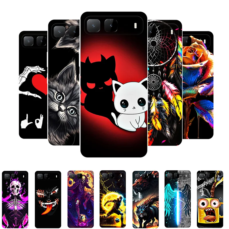 Cute Cat Soft TPU Protective Phone Case with Bumper Guard