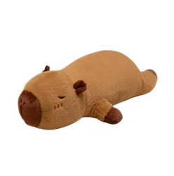 Adorable Capybara Plush Toy - Soft and Fluffy Pillow Cushion (45cm  brown)