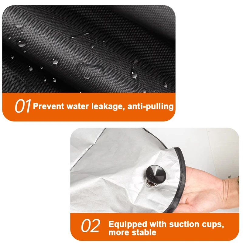 Car Sunshade Windshield Sunshade Windshield Sun Shade Car Cover Car Snow Shield Outdoor Car Windshield Sun Shade Cover UV-Reflective Sun Protection Waterproof Snow Cover Universal for Summer/Winter
