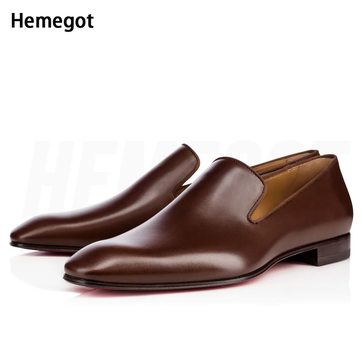 Men Luxury Brand Mens Loafers Leather Men Casual Shoes Breathable Slip On Brown Driving Shoes Leisure Shoes Male Wedding Shoes