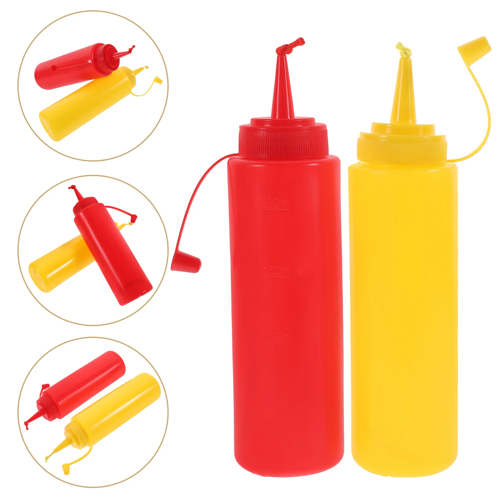2 Pcs Tomato Sauce Toys Interesting Fake Ketchup Wear-resistant Prank Stuff Mustard Interactive Funny Spray Water
