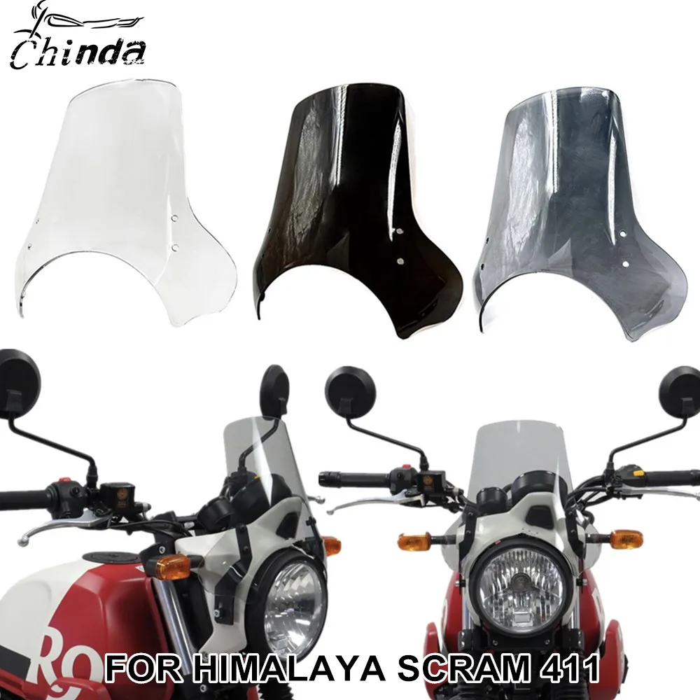 Nuova Misura Per Himalayan Scram411 Scram 411 Himalayan 411 2022 2023 Accessori Moto Parabrezza Parabrezza Visiera Deflettore
