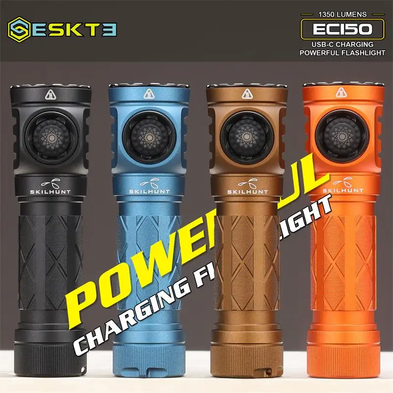 Skilhunt EC150 ESKTE EC150 AA 14500 USB-C 充電式 LED 懐中