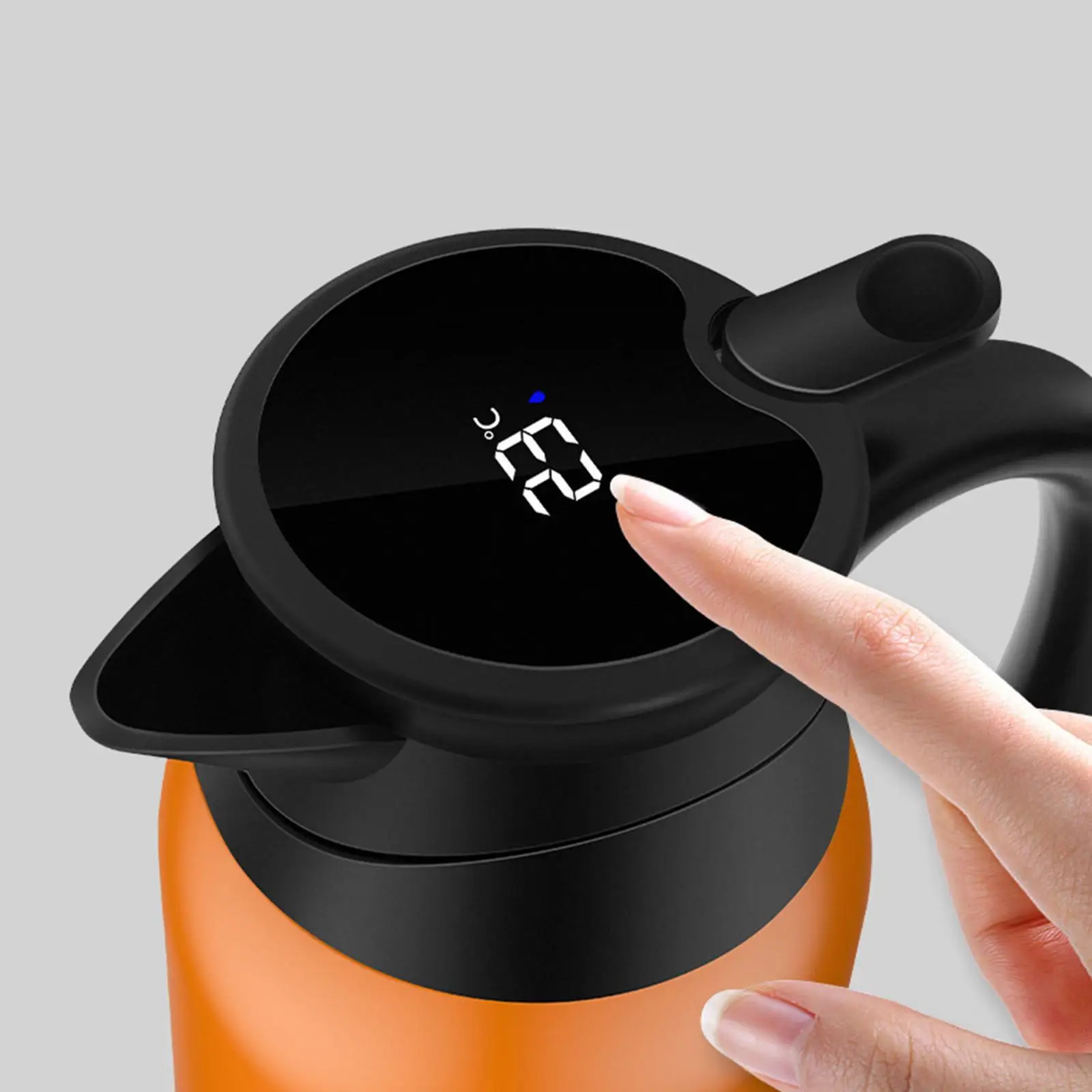 

Дорожный чайник, 1000 мл, портативный, из нержавеющей стали 304, подходит для чая, молока, 12 В постоянного тока